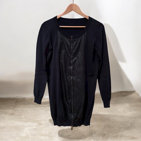 ❤️ PRADA Black Light Cotton Sweater Size 42 - Picture 6 of 6